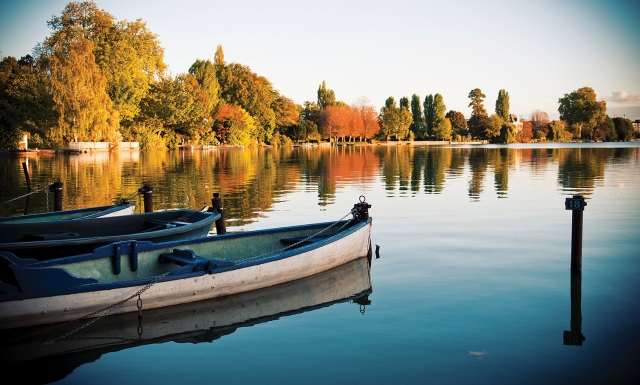 Barques sur le Lac d'Enghien - Crédit photo : Nicolas Laverroux