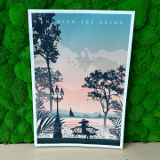 Affiche "Jetée du lac" Enghien-les-Bains