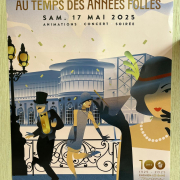 Affiche "Enghien-les-Bains Au temps des Années folles"