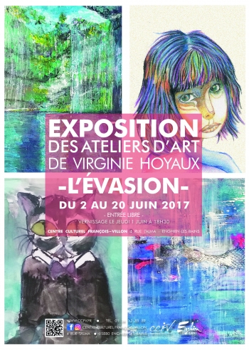 Exposition // Exposition des ateliers d’art de Virginie Hoyaux