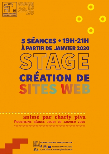 Stage // Création de sites web