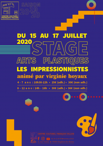 Stage d'arts plastiques // Les impressionnistes  