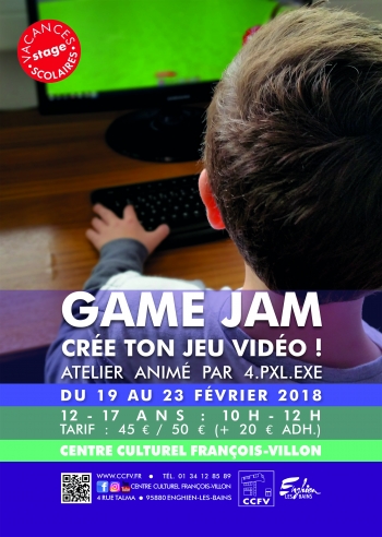 Atelier // Game Jam - Crée ton jeu vidéo !