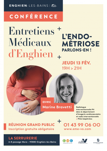 Conférence // Entretiens Médicaux d'Enghien - L'Endométriose : diagnostics & traitements