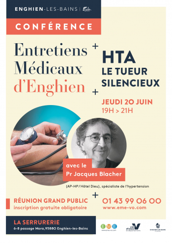 Conférence // Entretiens Médicaux d'Enghien - HTA : Le tueur silencieux 