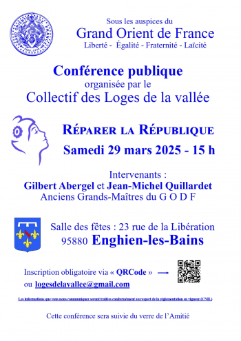 Conférence // Réparer la République