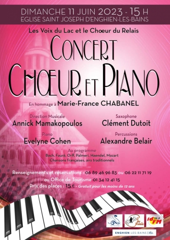 Concert // Chœur et piano - En hommage à Marie-France Chabanel