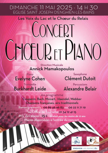 Concert // Choeur et piano - Les Voix du Lac