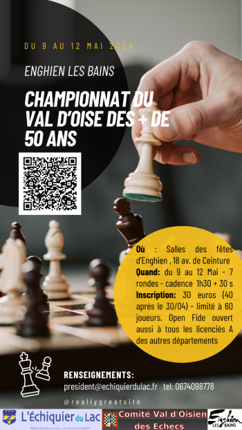 Événement // Championnat d'échecs du Val d'Oise (séniors et vétérans)