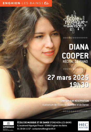 Concert // Récital de piano de Diana Cooper