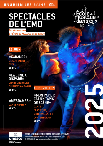 Événement // Spectacles de fin d'année de l'Ecole de Musique et de Danse