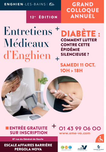 Événement // Entretiens Médicaux d'Enghien - Diabète, comment lutter contre cette épidémie silencieuse ?
