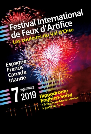 Festival feu d'artifice hippodrome Enghien