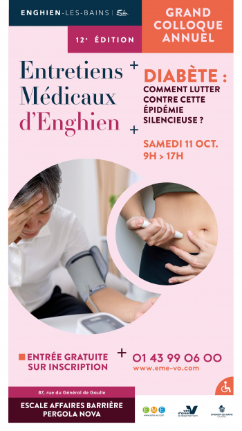 Événement // Entretiens Médicaux d'Enghien - Diabète, comment lutter contre cette épidémie silencieuse ?