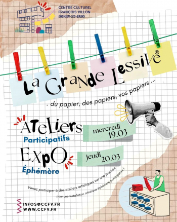 Atelier artistique + Exposition // La Grande Lessive