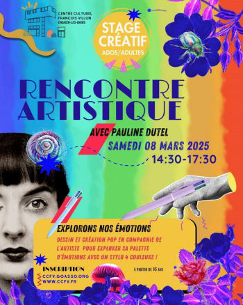 Stage // Rencontre artistique dessin - Explorer ses Emotions