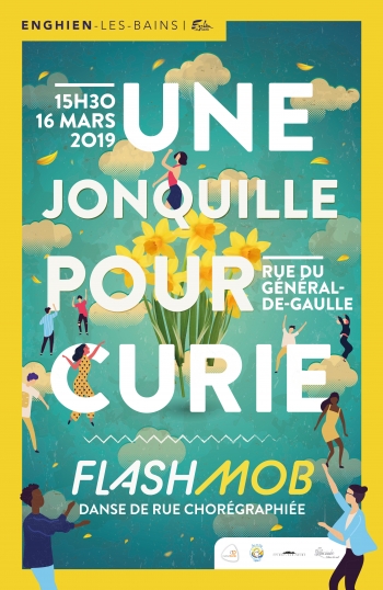Évènement // Une Jonquille pour Curie - Flash Mob