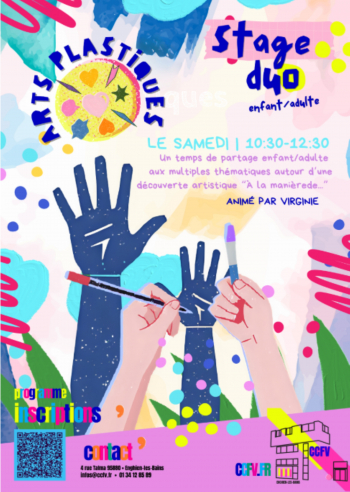Stage // Duo adulte-enfant Arts Plastiques - A la manière de... David Hockney 