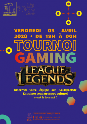 Tournoi gaming // League of Legends