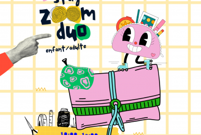 Stage Création textile // Zoom duo adulte-enfant - Kit nomade famille
